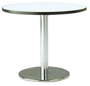 商談テーブルA　白丸テーブル　レンタル