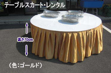 �e�[�u���X�J�[�g�@�����^���@�p�[�e�B�[�����^��