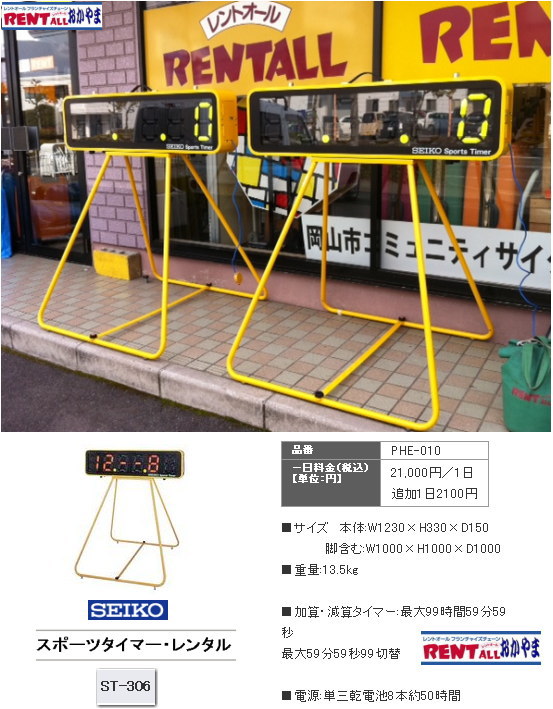 �X�|�[�c�^�C�}�[�@�����^���@SEIKO  ST-306 �����g�I�[���@���R