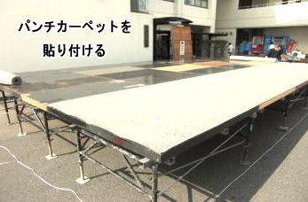 �p���`�J�[�y�b�g��\��B